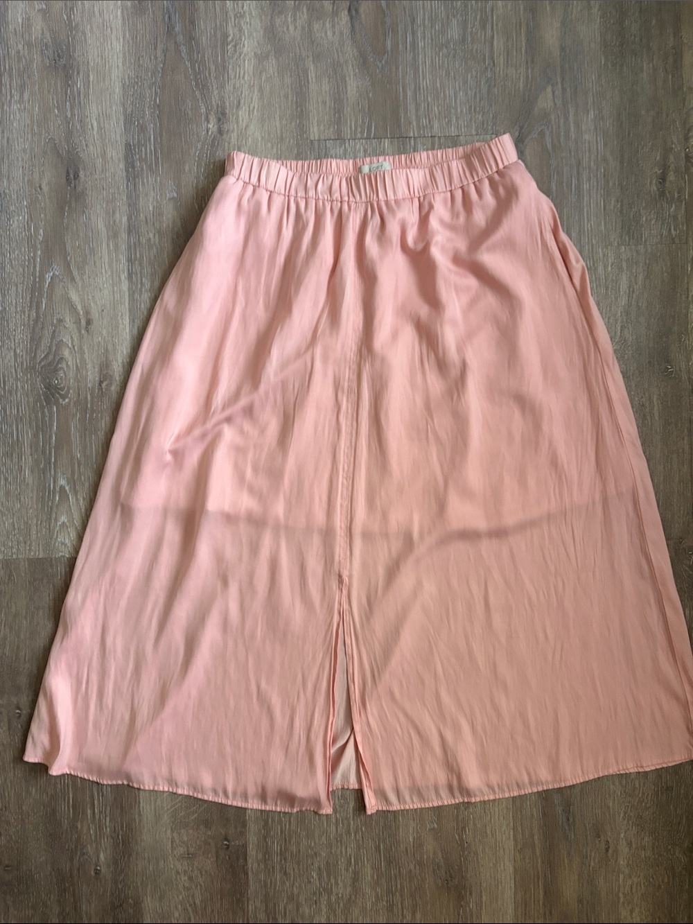 Loft pink midi skirt